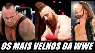 (SURPRESAS) OS MAIS VELHOS DA WWE ATUALMENTE