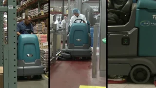 T12 Compact Battery Powered Ride on Scrubber Dryer Highlights