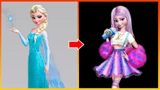 Frozen: Elsa  Glow Up - Disney Princesses Transformation