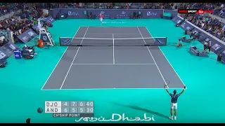 Novak Djokovic vs Kevin Anderson Abu Dhabi 2018