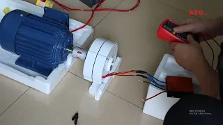 12V/24V/48V 3-phase alternator & controller