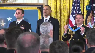 Medal Of Honor awarded to U.S. Navy Senior Chief Edward Byers Jr.
