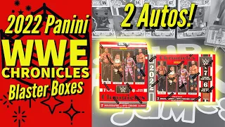 2022 Panini WWE Chronicles Retail Blaster Boxes!! We hit 2 AUTOS!! 🔥