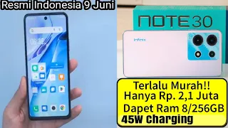 RESMI Rp. 2,1 Juta!! INFINIX NOTE 30 INDONESIA! Spesifikasi dan Harga