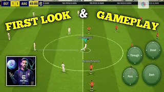 EFOOTBALL 2024 MOBILE | FIRST LOOK & GAMEPLAY [HIGH GRAPHICS] [60 FPS]