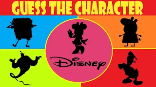 Guess the Cartoon Character from Silhouette Quiz | Disney & More Character Challenge