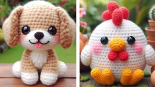 Adorable Animals Amigurumi Part 1 | Crochet Ideas 07 #cute #crochet #ideas #amigurumi