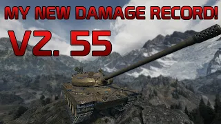 MY NEW DAMAGE RECORD! VZ. 55 | World of Tanks
