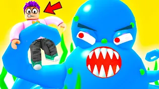 Can We Escape This BROKEN TANK AQUARIUM OBBY In ROBLOX?! (SEA MONSTER EATS US!)