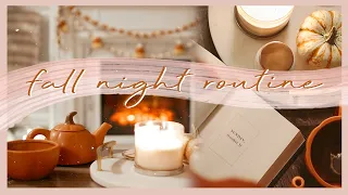 FALL NIGHT ROUTINE | a peaceful & cozy autumn evening 🍂🕯☕️