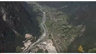 سويسرا تقترب من افتتاح أطول نفق في العالم