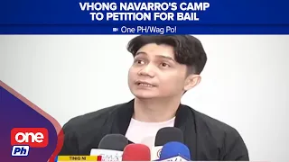 Vhong Navarro's camp to petition for bail