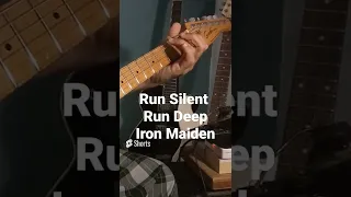 Run Silent Run Deep Iron Maiden (guitar cover)