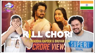 REACTION TO INDIAN MUSIC: Kill Chori ft. Shraddha Kapoor and Bhuvan Bam / FREE FIRE