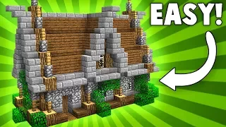 Stylish & Compact Medieval House! - Minecraft Tutorial