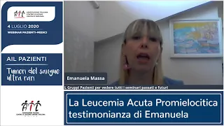 La Leucemia Acuta Promielocitica - la testimonianza di Emanuela