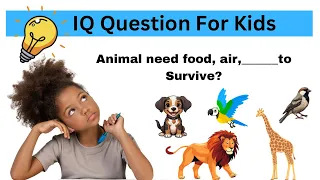 Quiz For Kids | Kids IQ | General knowledge Question #quiz #quiz_game #kidslearning