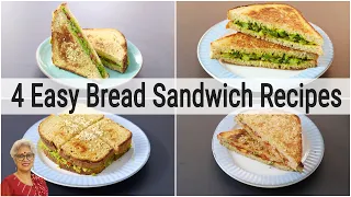 4 Easy Bread Sandwich Recipes - Healthy Breakfast Recipes | Skinny Recipes