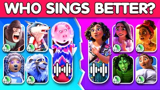 Guess Who Sings Better Between Sing 2 vs Encanto | Guess Who's Singing with Tiny Quiz