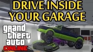 GTA 5 Glitches - Drive Around Inside Your Garage In GTA Online! How To! (GTA V Glitches)