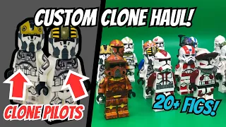 HUGE CUSTOM CLONE HAUL! | LEGO Star Wars