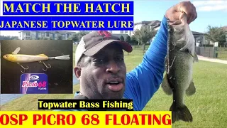 Bass Fishing Japanese Topwater Lure osp picro 68f for bass