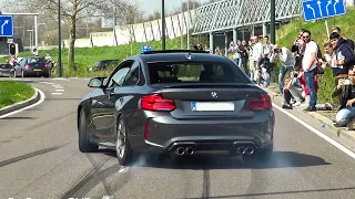 LOUD SUPERCARS ACCELERATING, BURNOUTS! M5 E60 V10, M2's, C63S, Aventadors, RS6 ABT, Shelby..