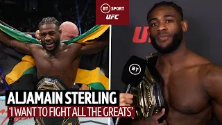 'I wanna fight all the greats' Aljamain Sterling on fighting TJ Dillashaw, Jose Aldo, and Dom Cruz