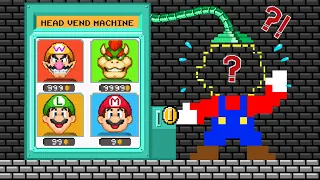 Mario Chooses His Head from the Vending Machine | Game Animation