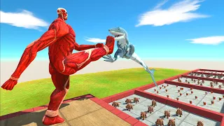 Titan Kicks All Units To Death - Animal Revolt Battle Simulator