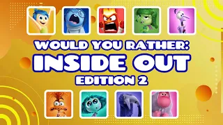 (PART 2) Would You Rather: Inside Out Edition | Quizzer Head