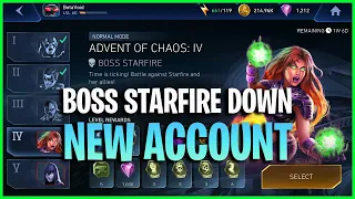 Injustice 2 Mobile | Boss Starfire Down | Rewards Advent Of Chaos