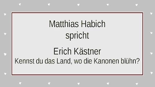 Erich Kästner „Kennst du das Land, wo die Kanonen blühn?" (1928) II