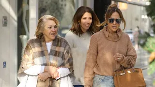 Jennifer Lopez Nails Casual Chic While Shopping with Family in Beverly Hills