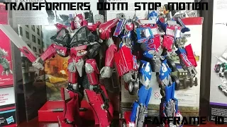 Stop Motion: Optimus Prime vs Sentinel Prime (Transformers DOTM)