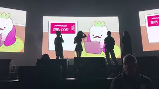 [4K] 230518 Mamamoo 마마무 Encore Ment + Reaction to Fan VCR/Banners - MyCon in Baltimore Fancam