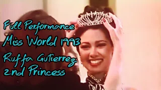 Ruffa Gutierrez - Miss World 1993, 2nd Princess | Full Performance