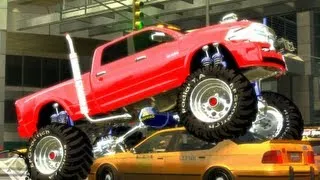 GTA4 Big Monster Truck Amazing To Watch