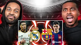 American Brothers react to Real Madrid vs Barcelona 3-2 Highlights (EL CLASICO)