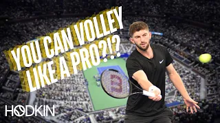 Volleying (tennis lesson with ATP PRO)