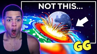 What If The Moon CRASHES Into Earth? REACTION!!