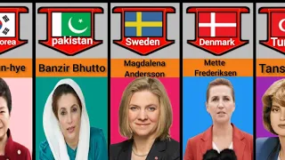 Female world leaders from diffrents countries (world data kk)