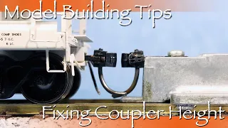 Model Building Tips - Fixing Coupler Height