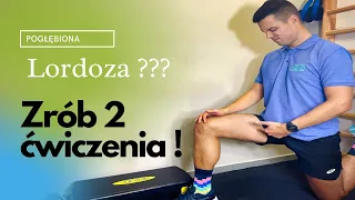 Hiperlordoza ? Wykonaj te dwa proste ćwiczenia i poczuj różnice !!! #179 FizjoTerapia HD