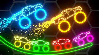 Neon Jet Trucks Survival Race