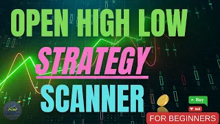 ओपन = हाई लो स्टॉक कैसे स्कैन करें | Open High Low Trading Strategy With Chartink Scanner |FunTechni