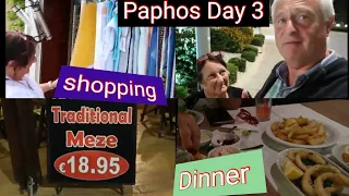 PAPHOS DAY 3 / KINGS AVENUE MAIL SHOPPING / JUMBO / TRADITIONAL GREEK MEZE /