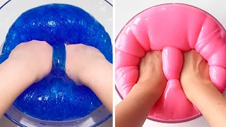 Oddly Satisfying Slime ASMR No Music Videos - Relaxing Slime 2023 #46