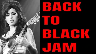 Back to Black Jam Modern Retro Soul Guitar Backing Track (D Minor)