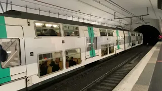 Paris RER Line A at Charles De Gaulle Etoile Station